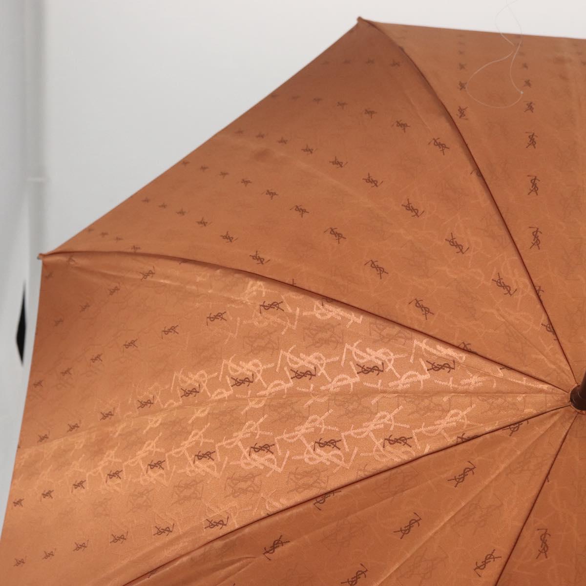 SAINT LAURENT Umbrella Nylon Orange Auth 175080M