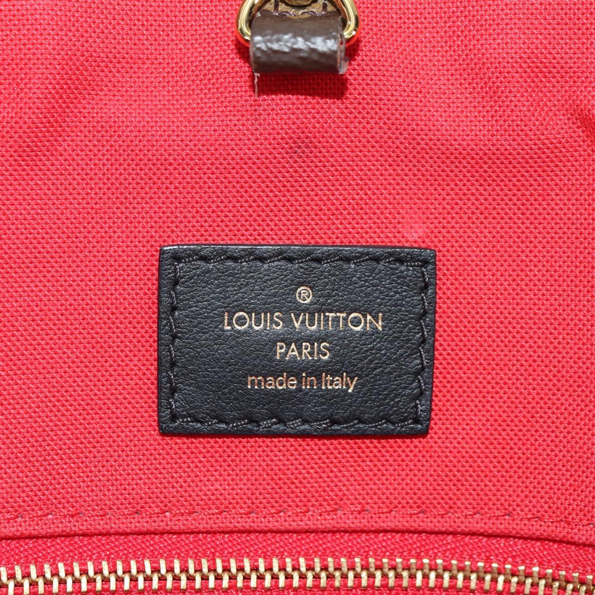 LOUIS VUITTON Monogram Reverse Giant On The Go GM Tote Bag M45320 Auth 175102SAM