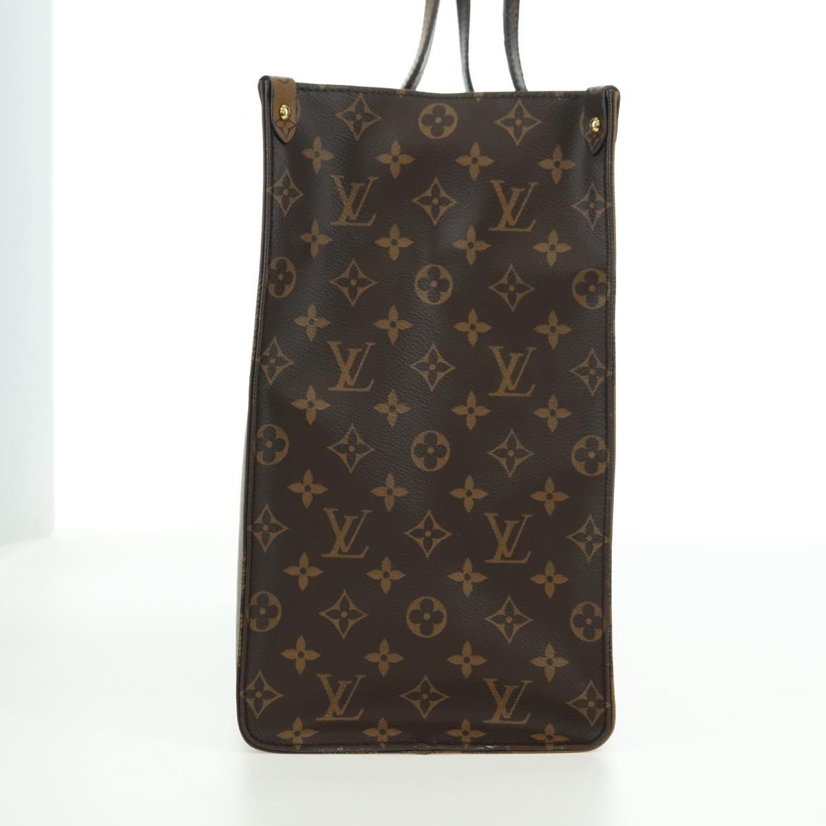 LOUIS VUITTON Monogram Reverse Giant On The Go GM Tote Bag M45320 Auth 175102SAM