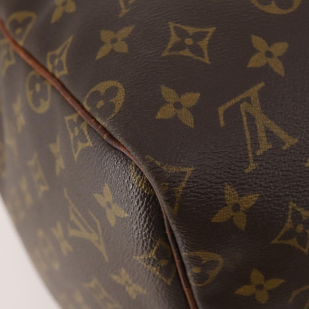 LOUIS VUITTON Monogram Keepall 55 Boston Bag M41424 LV Auth 175113