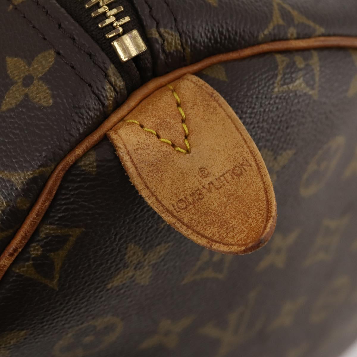 LOUIS VUITTON Monogram Keepall 55 Boston Bag M41424 LV Auth 175113