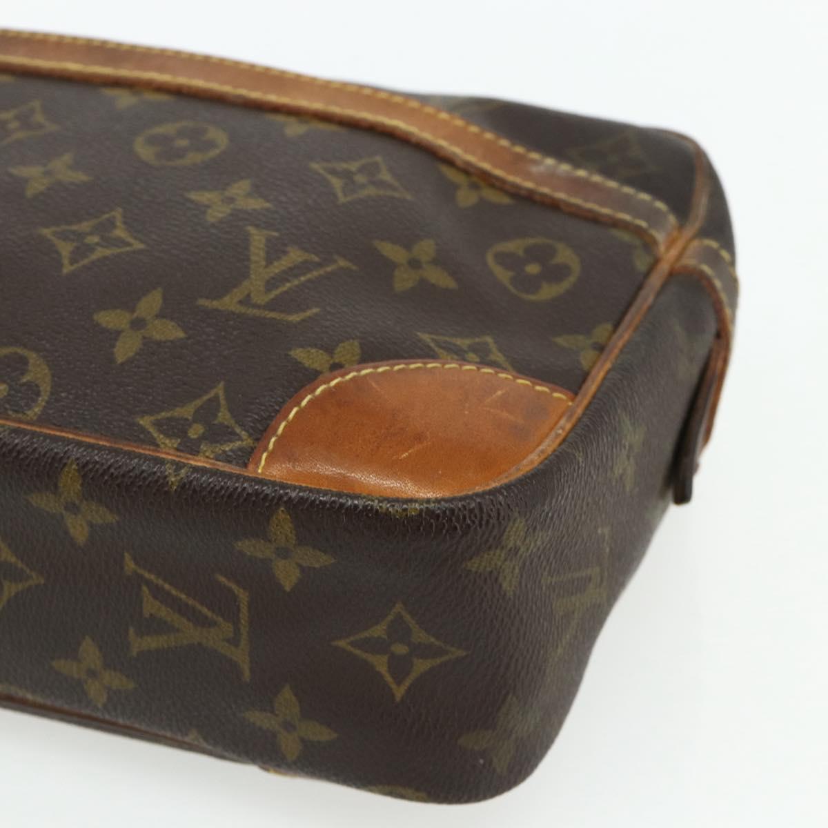 LOUIS VUITTON Monogram Compiegne 28 Clutch Bag M51845 LV Auth 175116