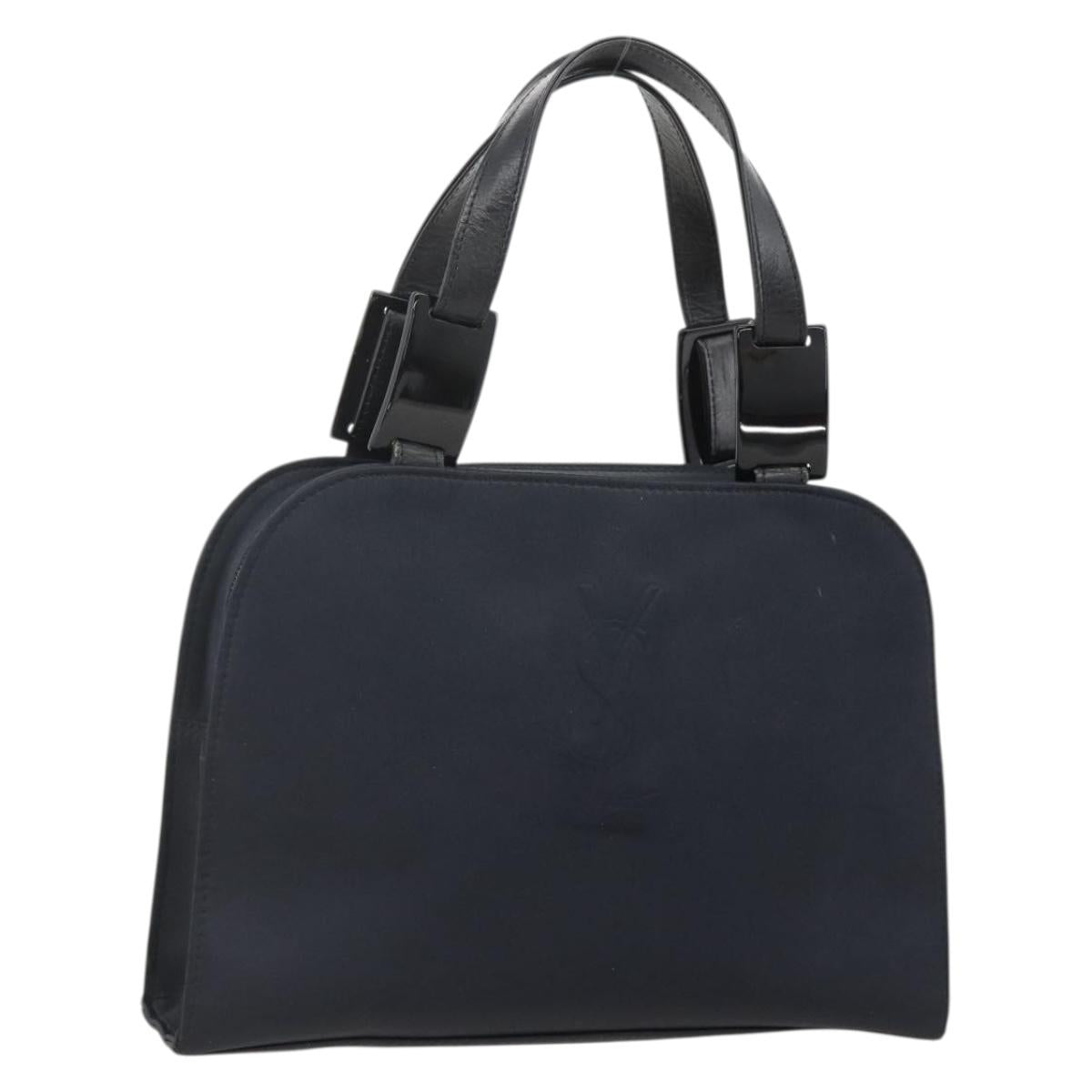 SAINT LAURENT Hand Bag Nylon Navy Auth 175164