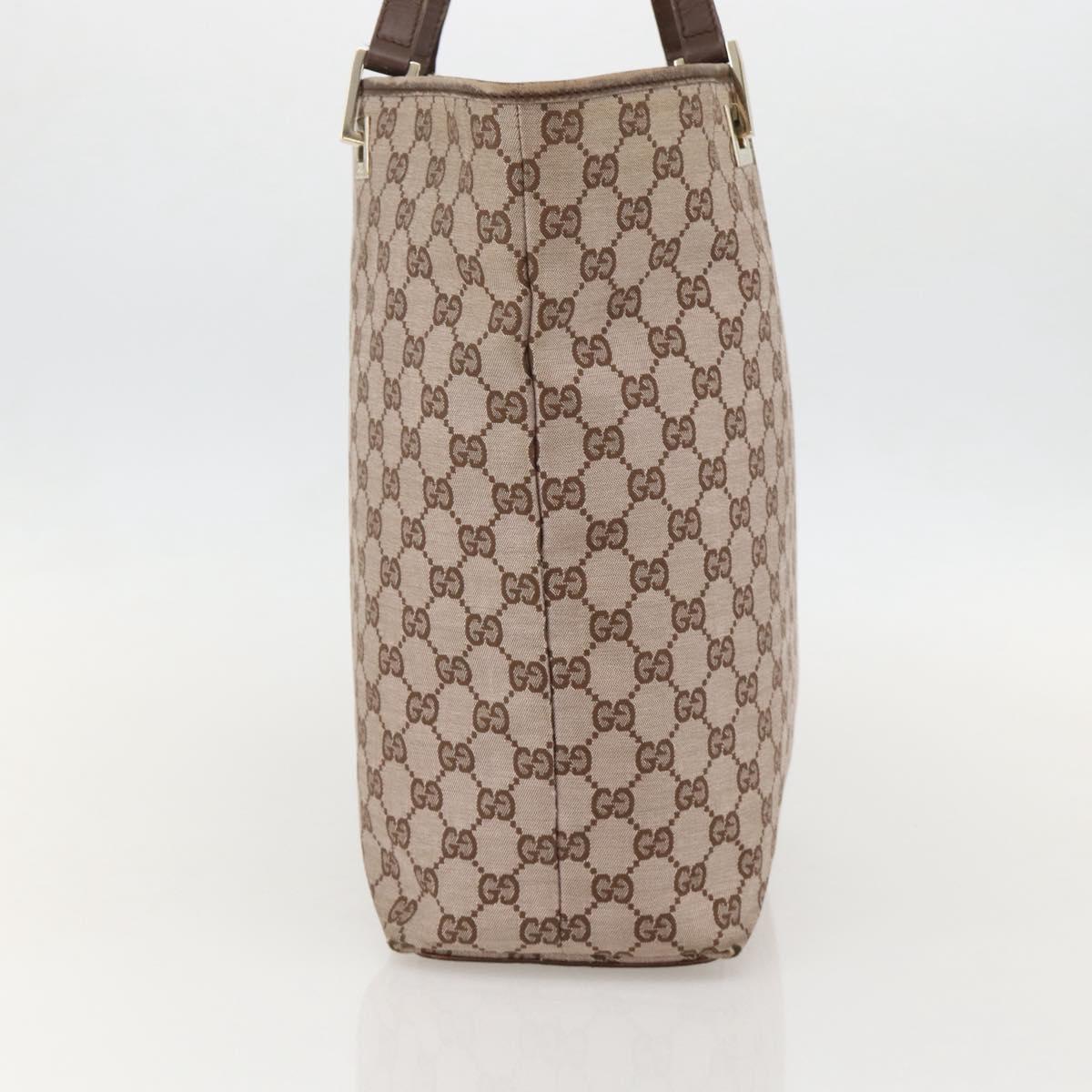 GUCCI GG Canvas Tote Bag Pink Gold 002 1093 1705 Auth 175339