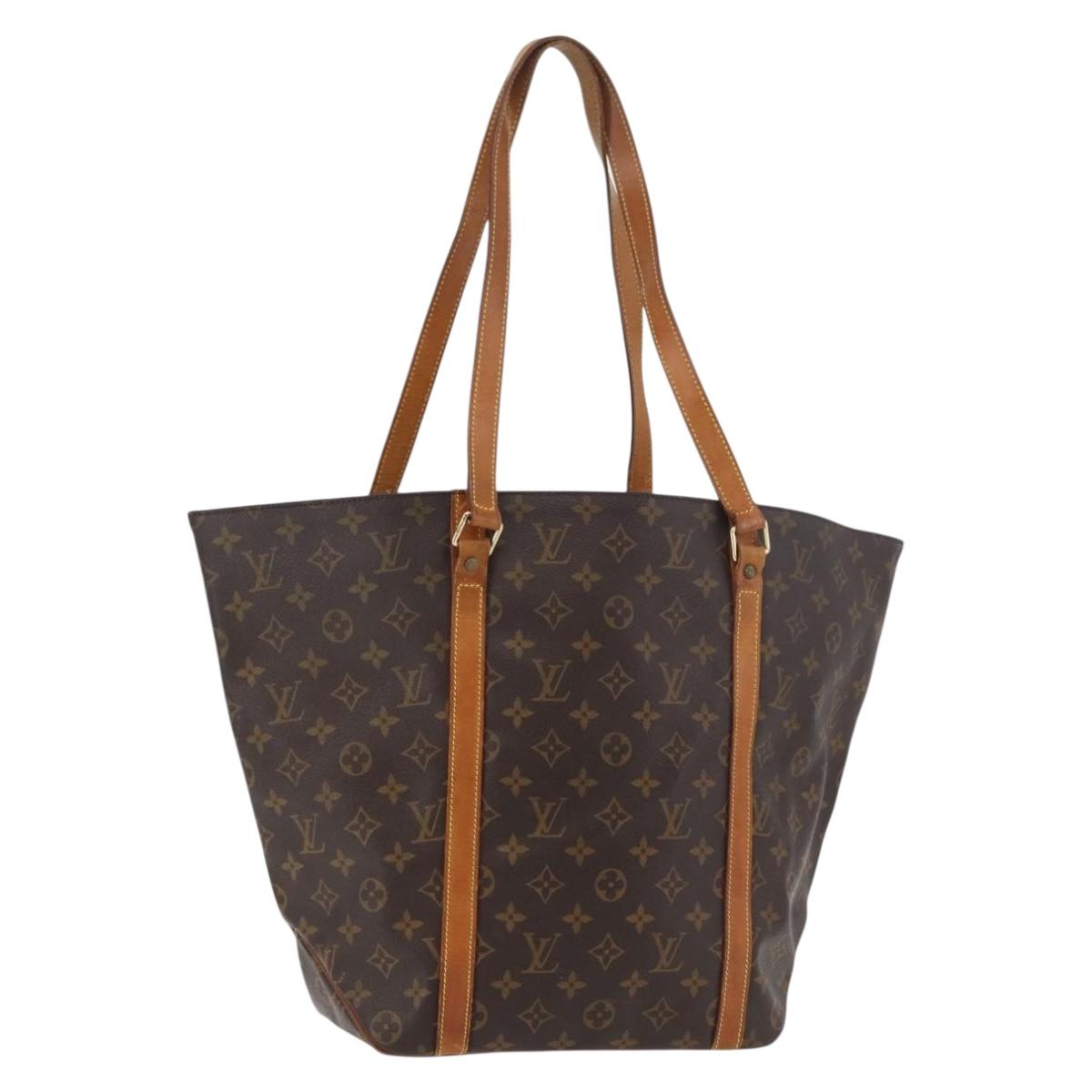 LOUIS VUITTON Monogram Sac Shopping Tote Bag M51108 LV Auth 175401