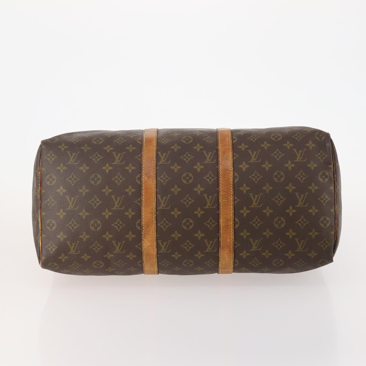 LOUIS VUITTON Monogram Keepall 50 Boston Bag M41426 LV Auth 175430