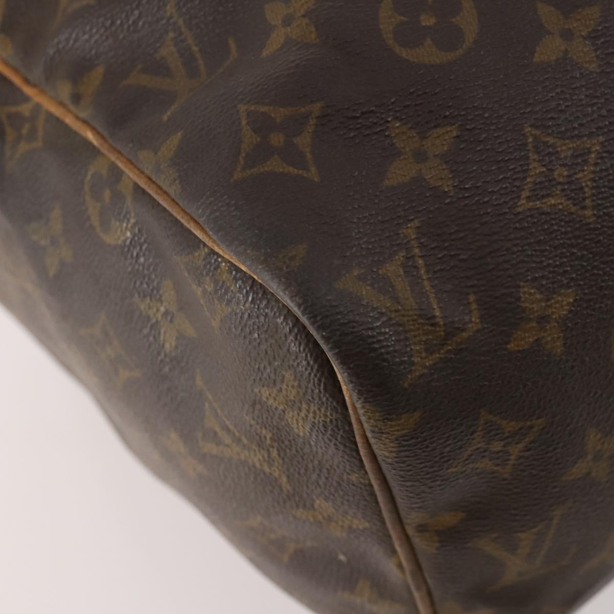 LOUIS VUITTON Monogram Sac Souple 35 Boston Bag M41626 LV Auth 175447