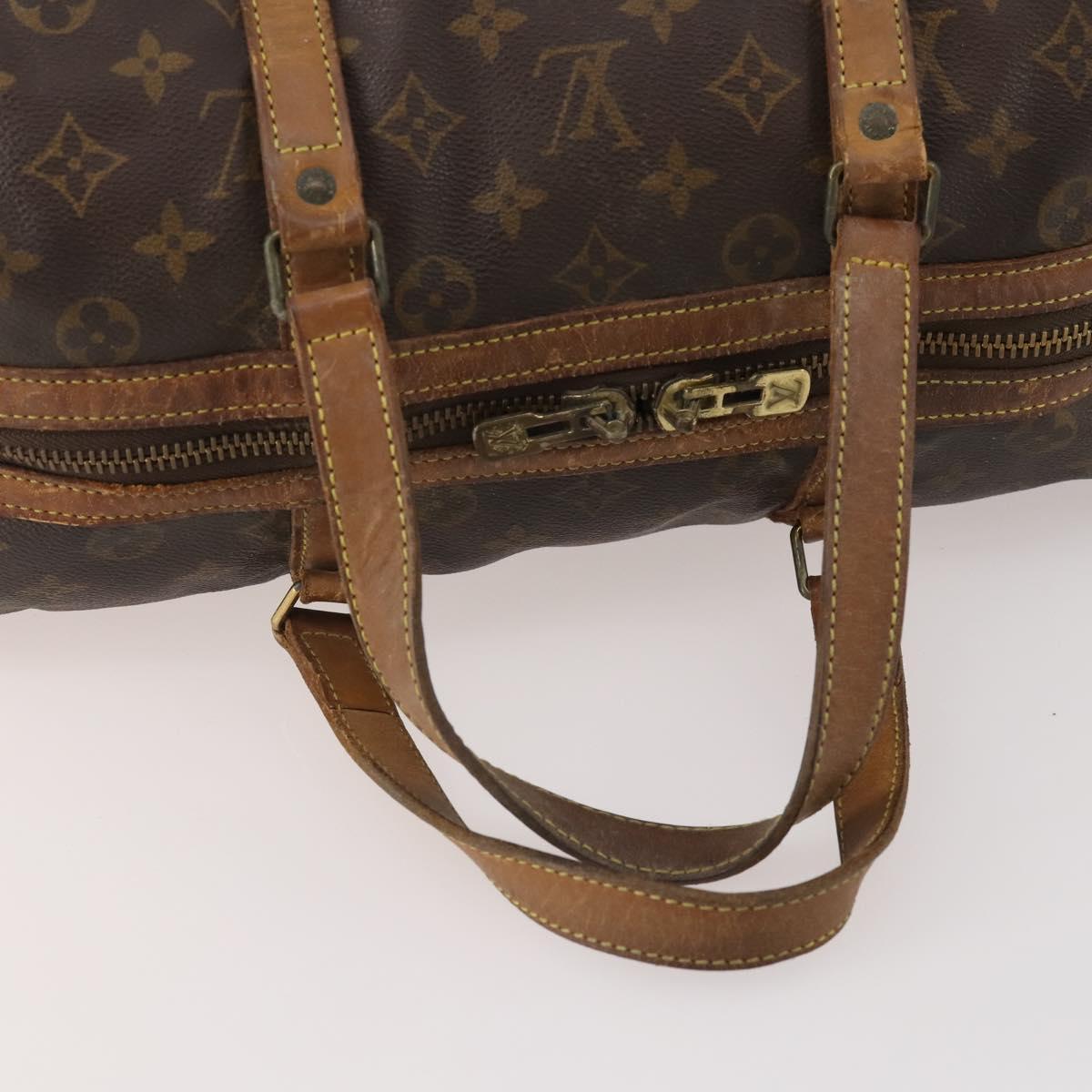 LOUIS VUITTON Monogram Sac Souple 35 Boston Bag M41626 LV Auth 175447