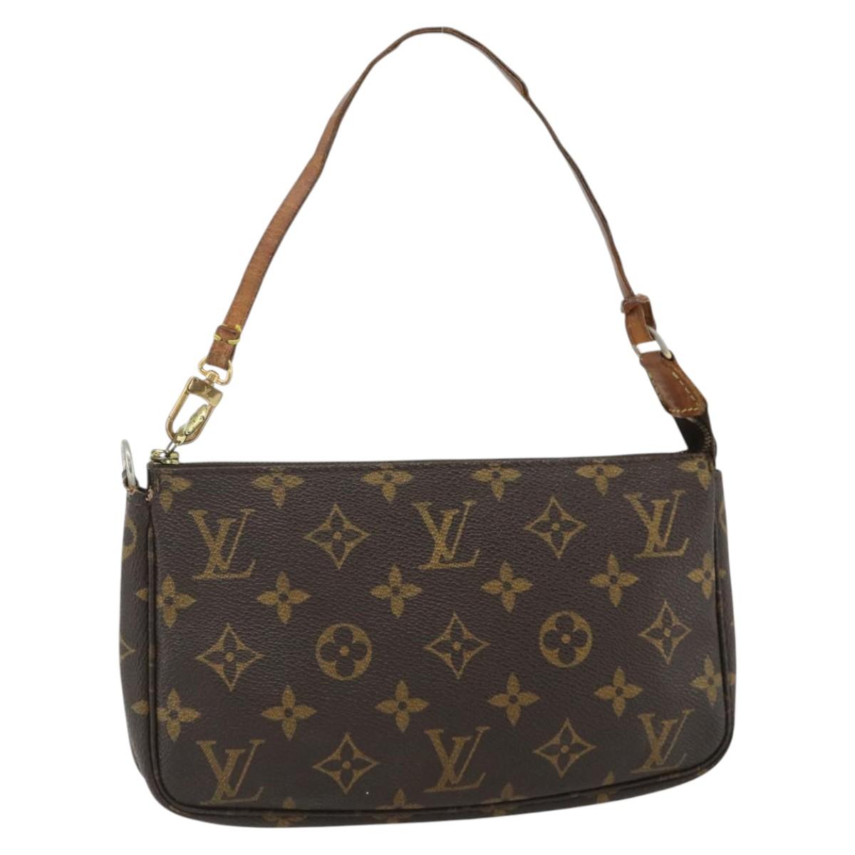 LOUIS VUITTON Monogram Pochette Accessoires Pouch M51980 LV Auth 175459