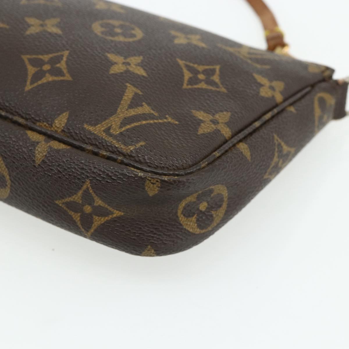 LOUIS VUITTON Monogram Pochette Accessoires Pouch M51980 LV Auth 175459
