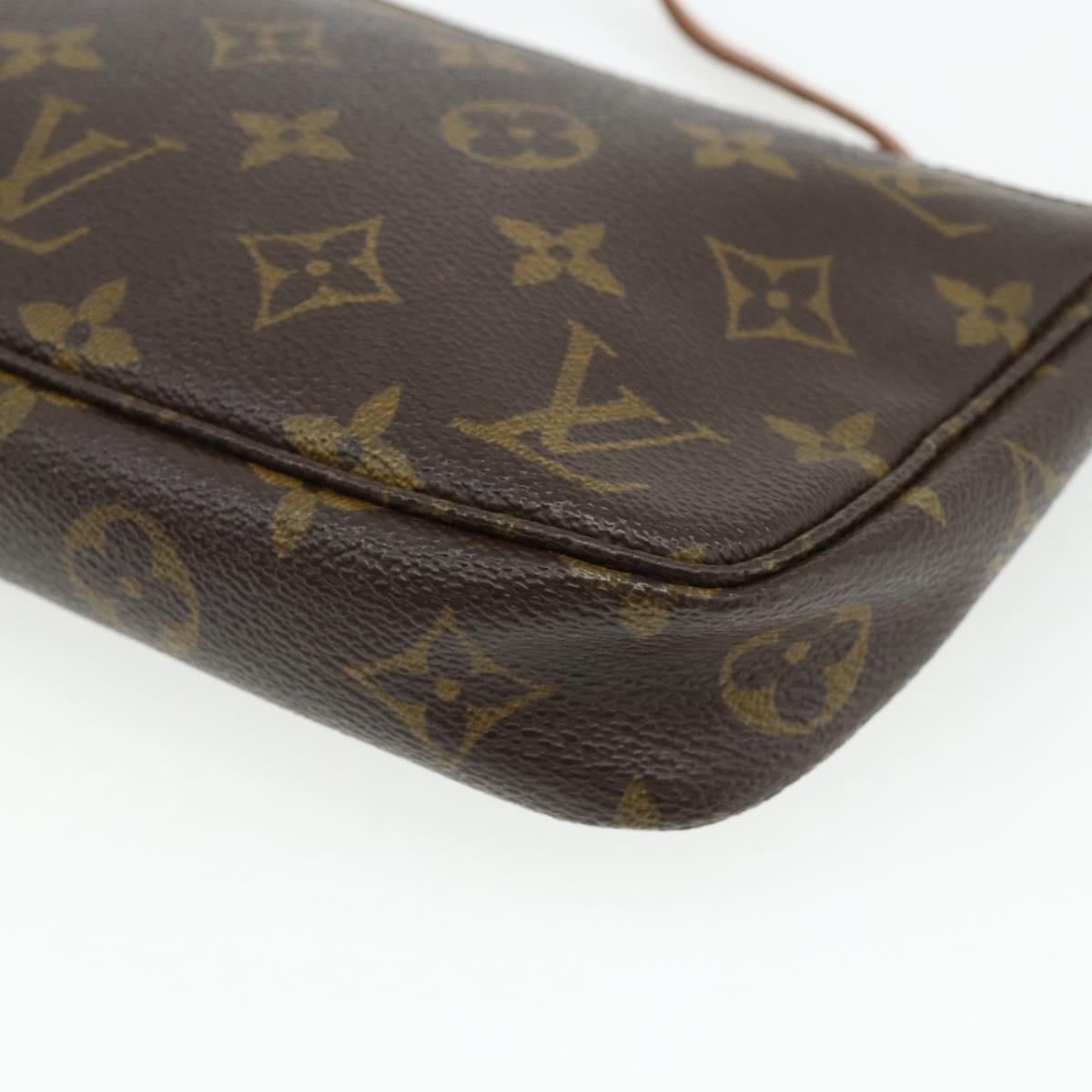 LOUIS VUITTON Monogram Pochette Accessoires Pouch M51980 LV Auth 175460