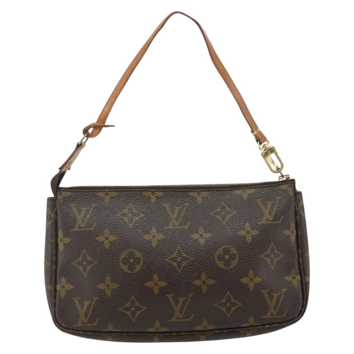 LOUIS VUITTON Monogram Pochette Accessoires Pouch M51980 LV Auth 175460