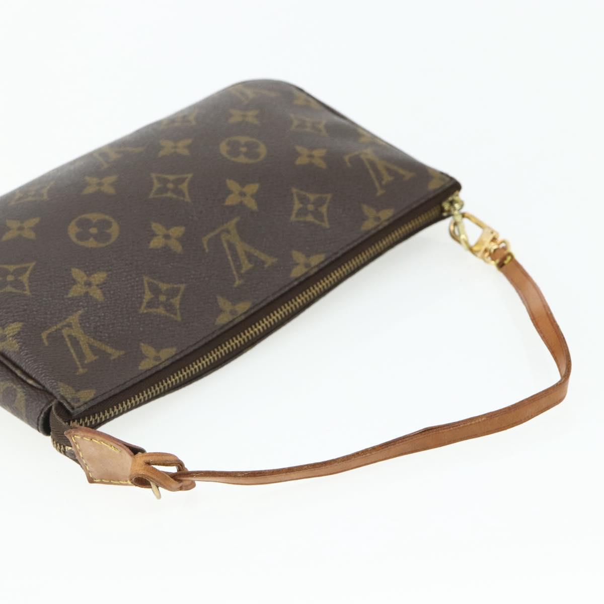 LOUIS VUITTON Monogram Pochette Accessoires Pouch M51980 LV Auth 175460