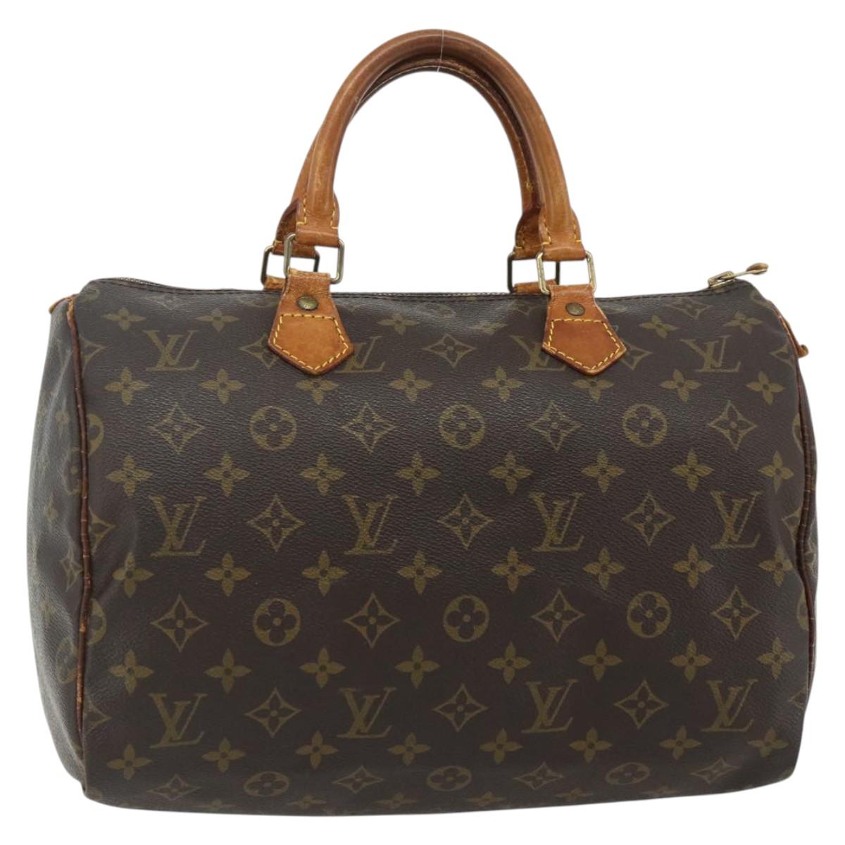 LOUIS VUITTON Monogram Speedy 30 Hand Bag M41526 LV Auth 175472