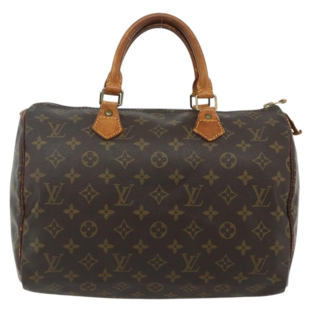 LOUIS VUITTON Monogram Speedy 30 Hand Bag M41526 LV Auth 175472