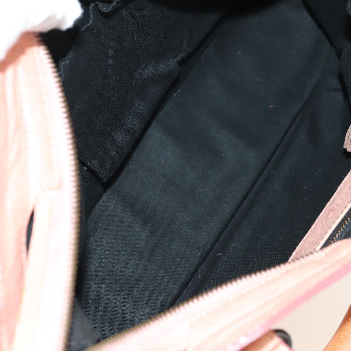 BALENCIAGA The Town Hand Bag Leather 2way Pink 240579 Auth 175475SAV