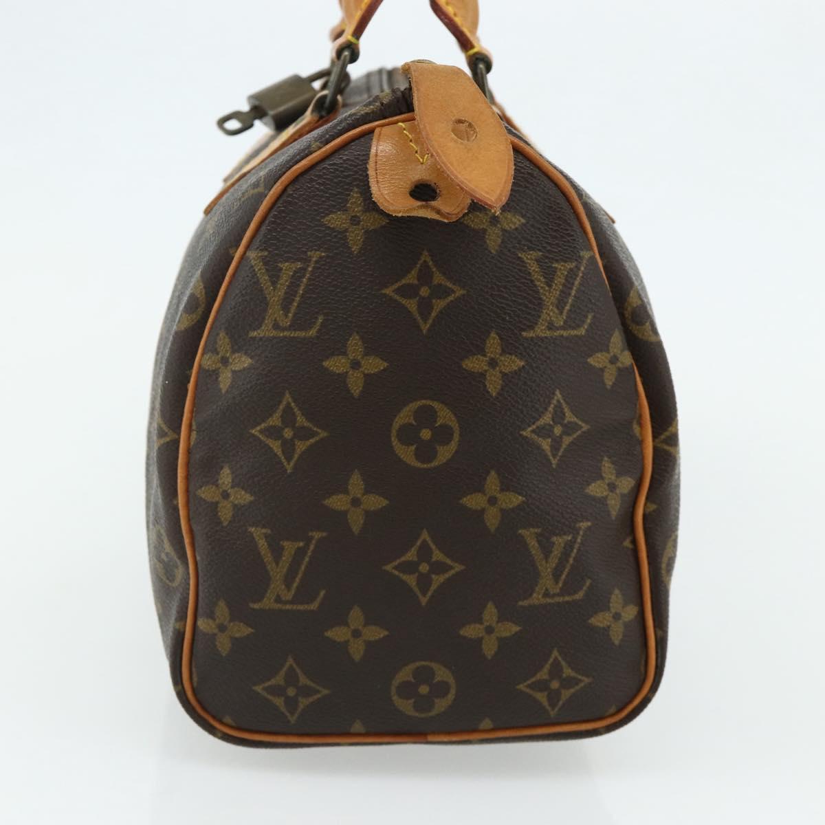 LOUIS VUITTON Monogram Speedy 25 Hand Bag M41528 LV Auth 175495A