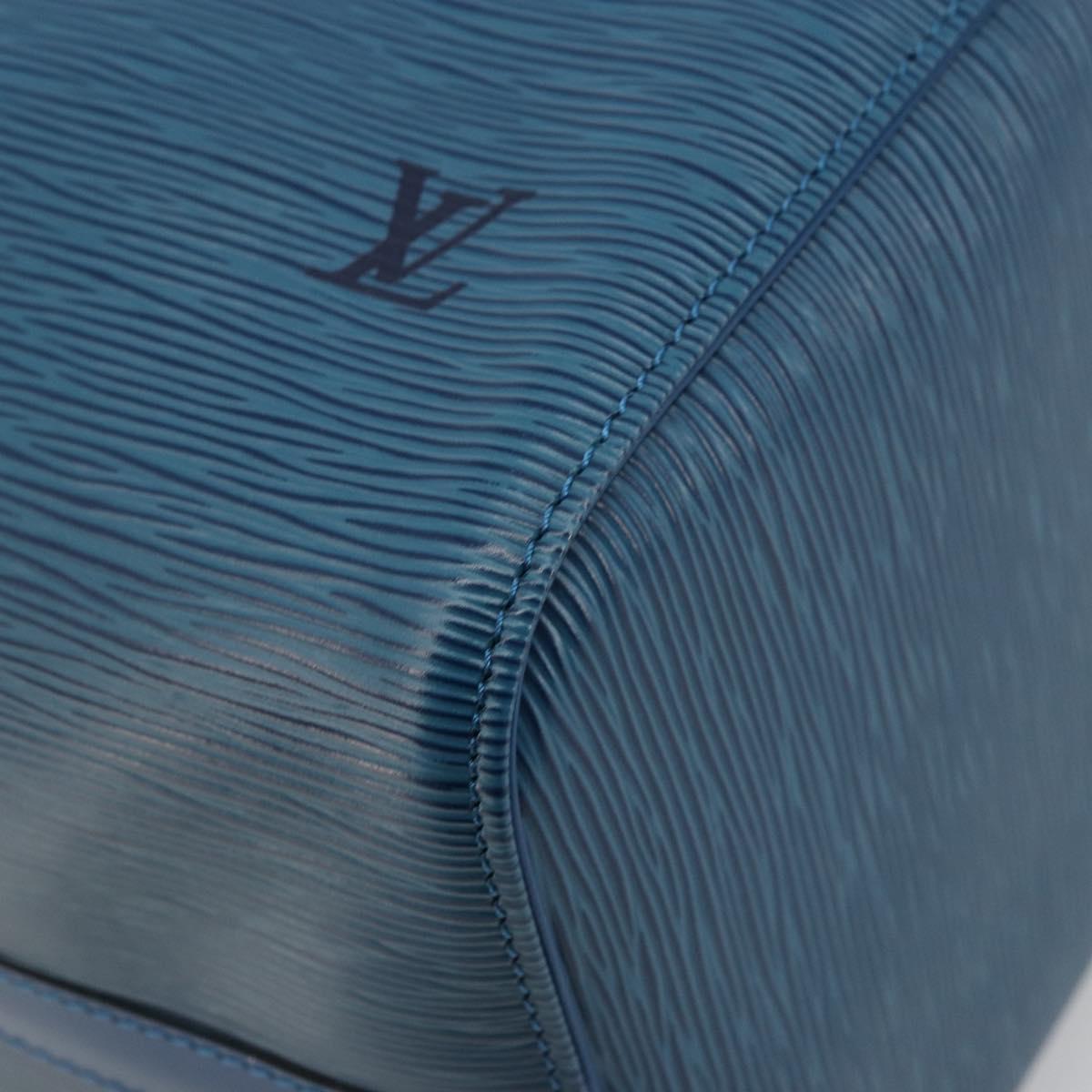 LOUIS VUITTON Epi Speedy 35 Hand Bag Toledo Blue M42995 LV Auth 175504A