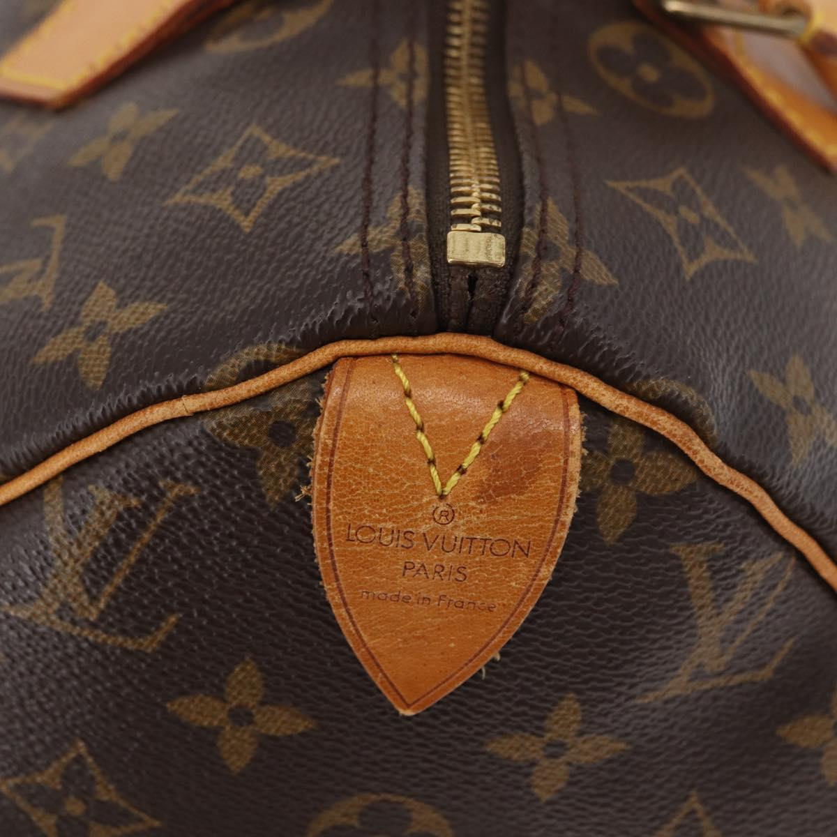 LOUIS VUITTON Monogram Speedy 30 Hand Bag M41526 LV Auth 175538A