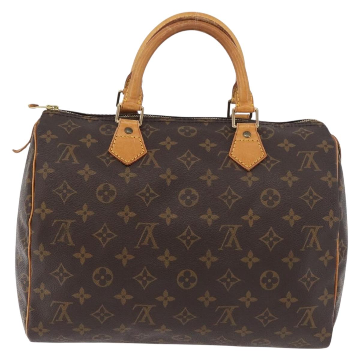 LOUIS VUITTON Monogram Speedy 30 Hand Bag M41526 LV Auth 175538A