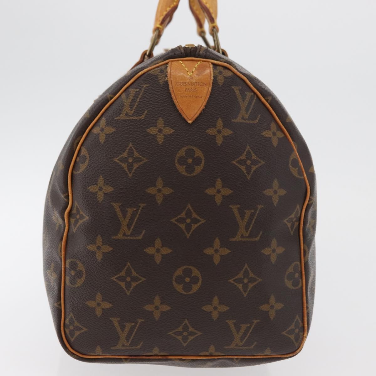 LOUIS VUITTON Monogram Speedy 30 Hand Bag M41526 LV Auth 175538A