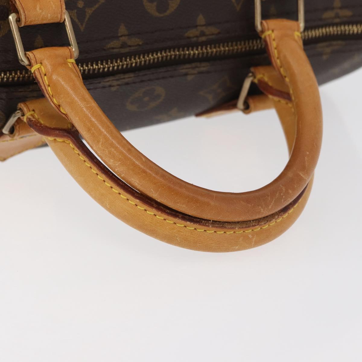 LOUIS VUITTON Monogram Speedy 30 Hand Bag M41526 LV Auth 175538A