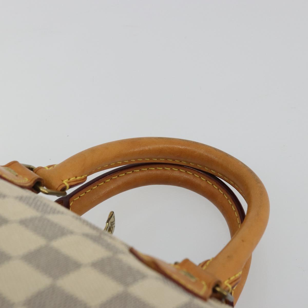 LOUIS VUITTON Damier Azur Speedy Bandouliere 25 Hand Bag N41000 LV Auth 175563