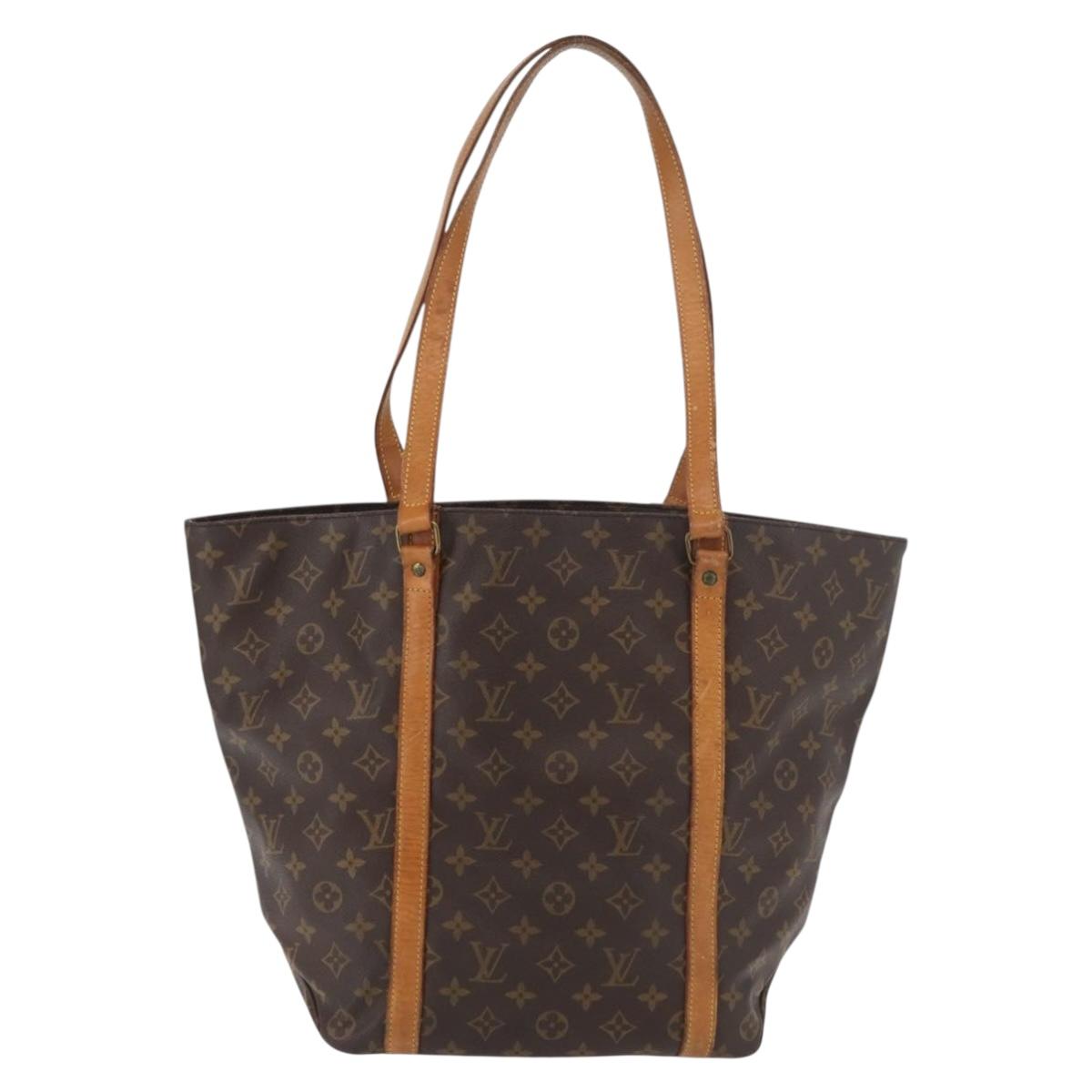 LOUIS VUITTON Monogram Sac Shopping Tote Bag M51108 LV Auth 175577