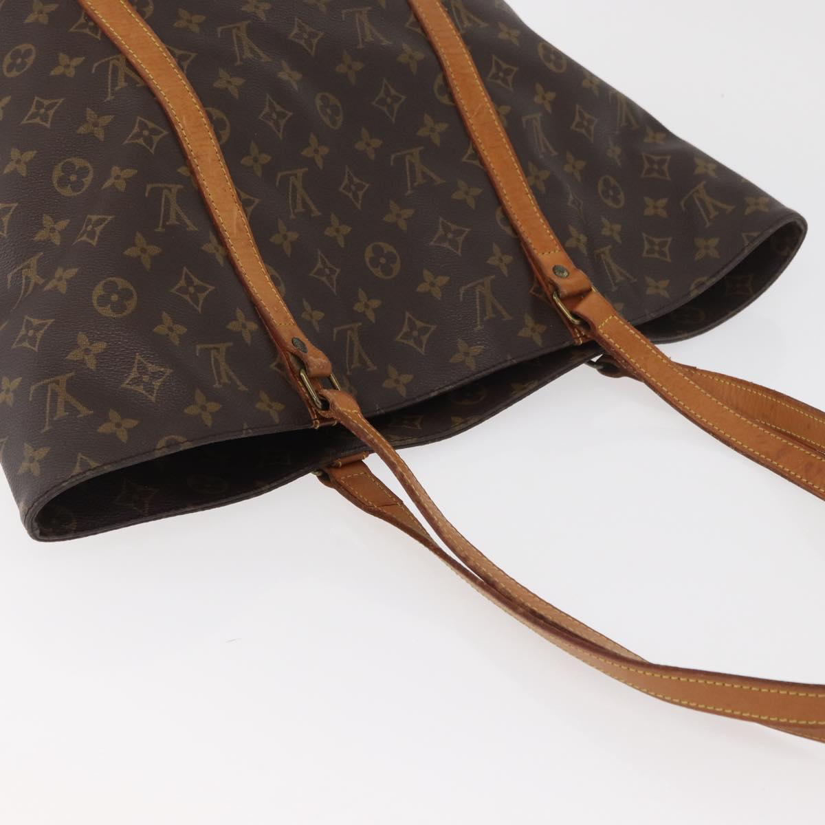 LOUIS VUITTON Monogram Sac Shopping Tote Bag M51108 LV Auth 175577