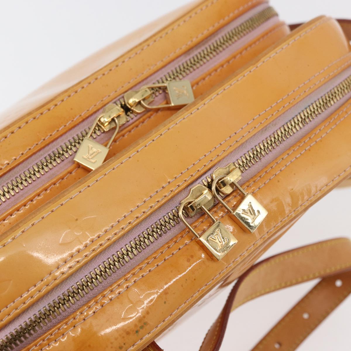 LOUIS VUITTON Vernis Marley Backpack Marshmallow Pink M91039 LV Auth 175584