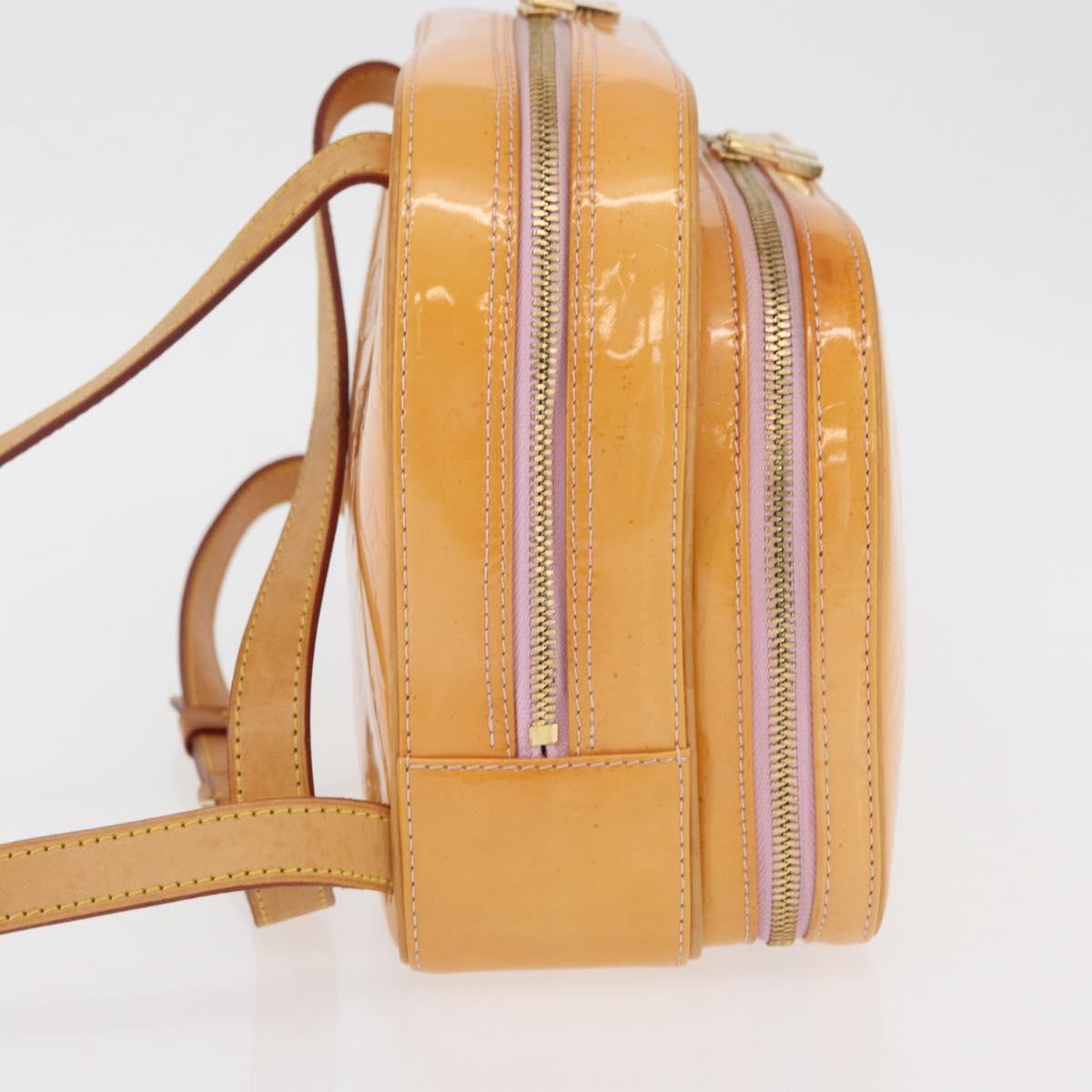 LOUIS VUITTON Vernis Marley Backpack Marshmallow Pink M91039 LV Auth 175584