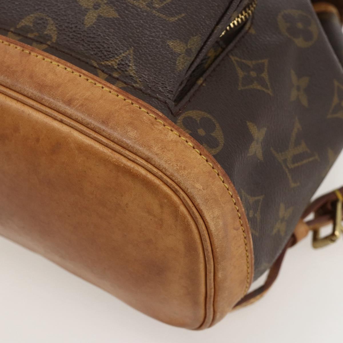 LOUIS VUITTON Monogram Montsouris PM Backpack M51137 LV Auth 175601