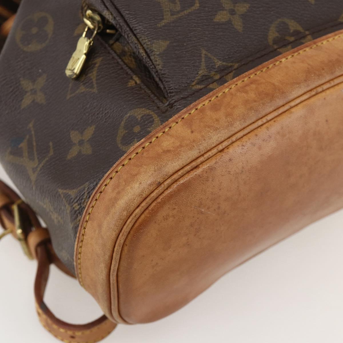 LOUIS VUITTON Monogram Montsouris PM Backpack M51137 LV Auth 175601
