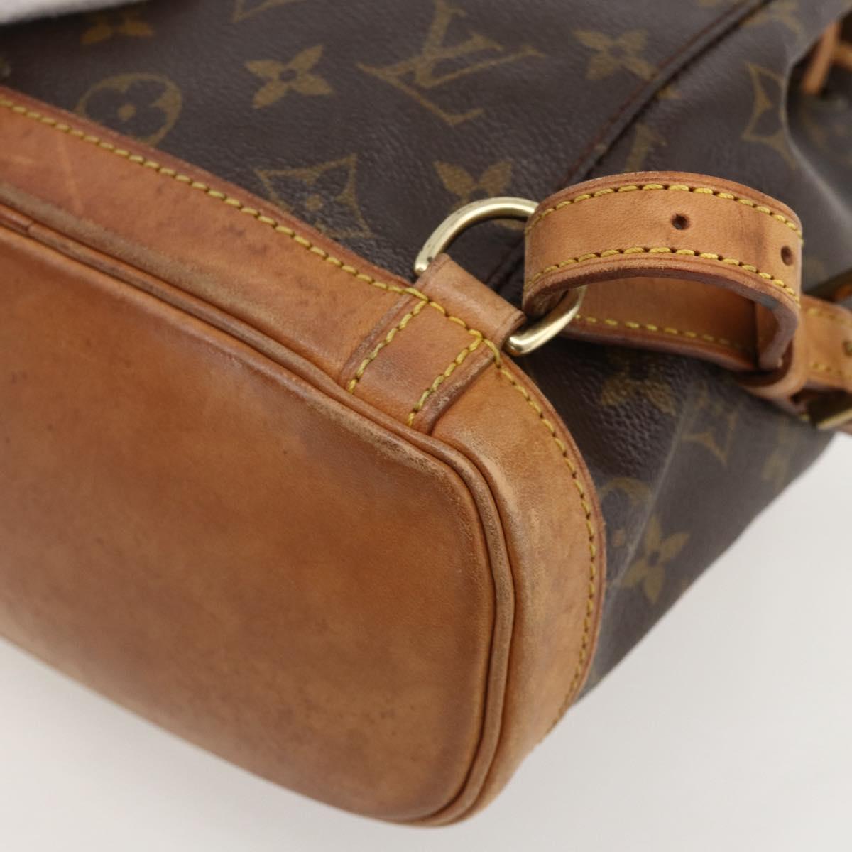LOUIS VUITTON Monogram Montsouris PM Backpack M51137 LV Auth 175601