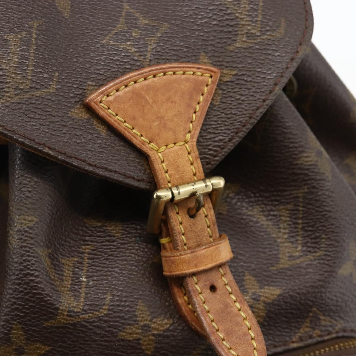 LOUIS VUITTON Monogram Montsouris PM Backpack M51137 LV Auth 175601