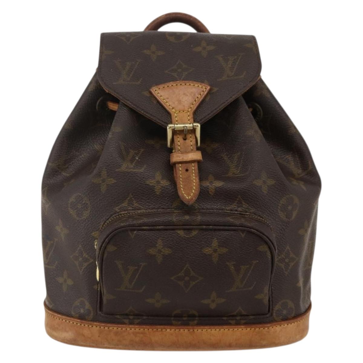 LOUIS VUITTON Monogram Montsouris PM Backpack M51137 LV Auth 175601