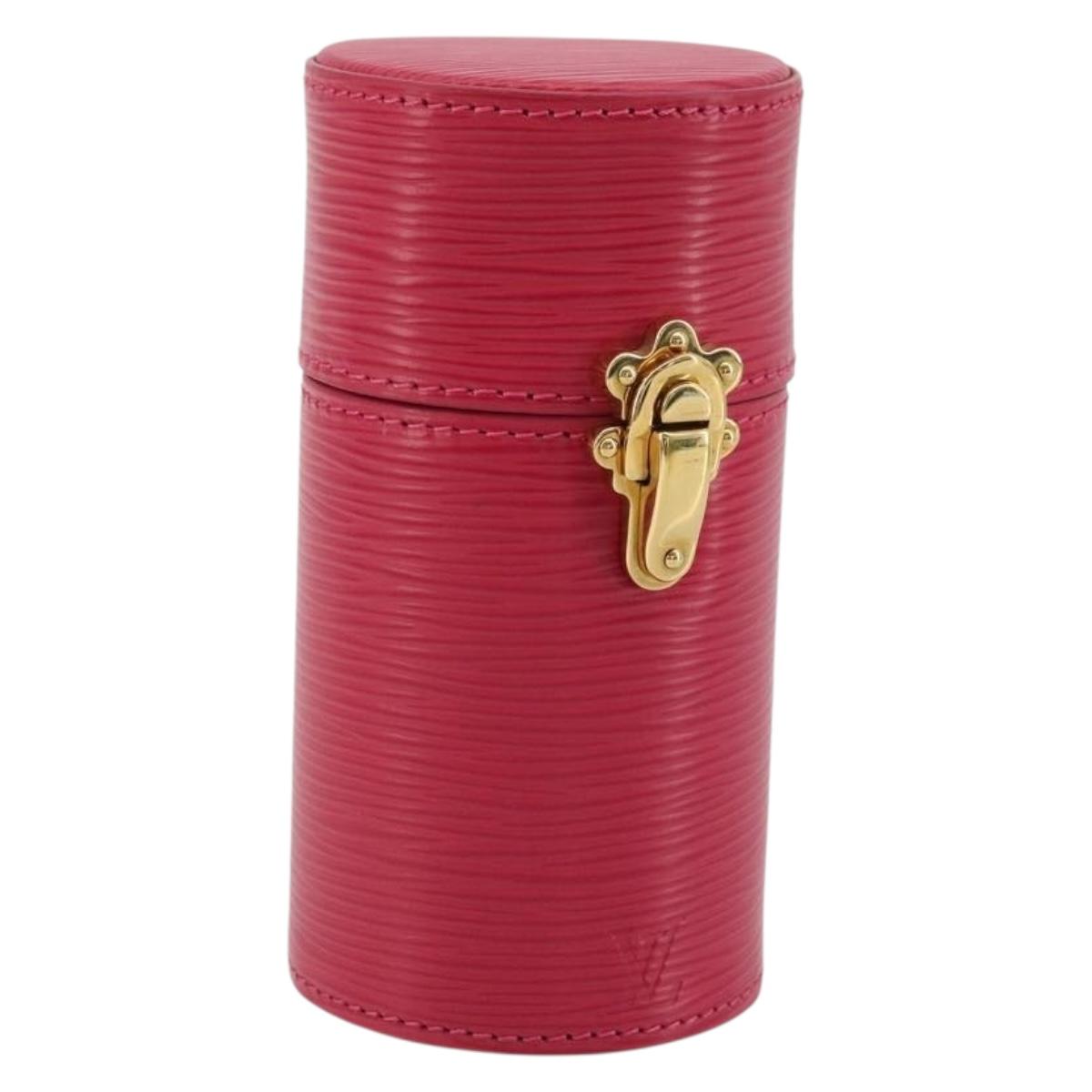 LOUIS VUITTON Epi Travel Case 100ml Accessory Case Pink LS0219 LV Auth 175661A