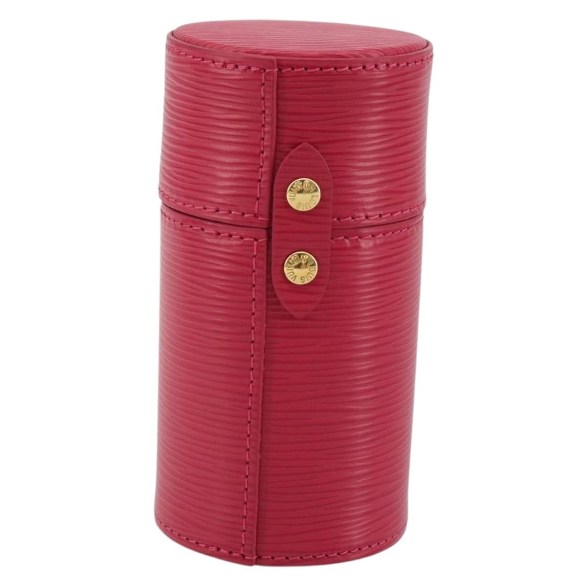 LOUIS VUITTON Epi Travel Case 100ml Accessory Case Pink LS0219 LV Auth 175661A