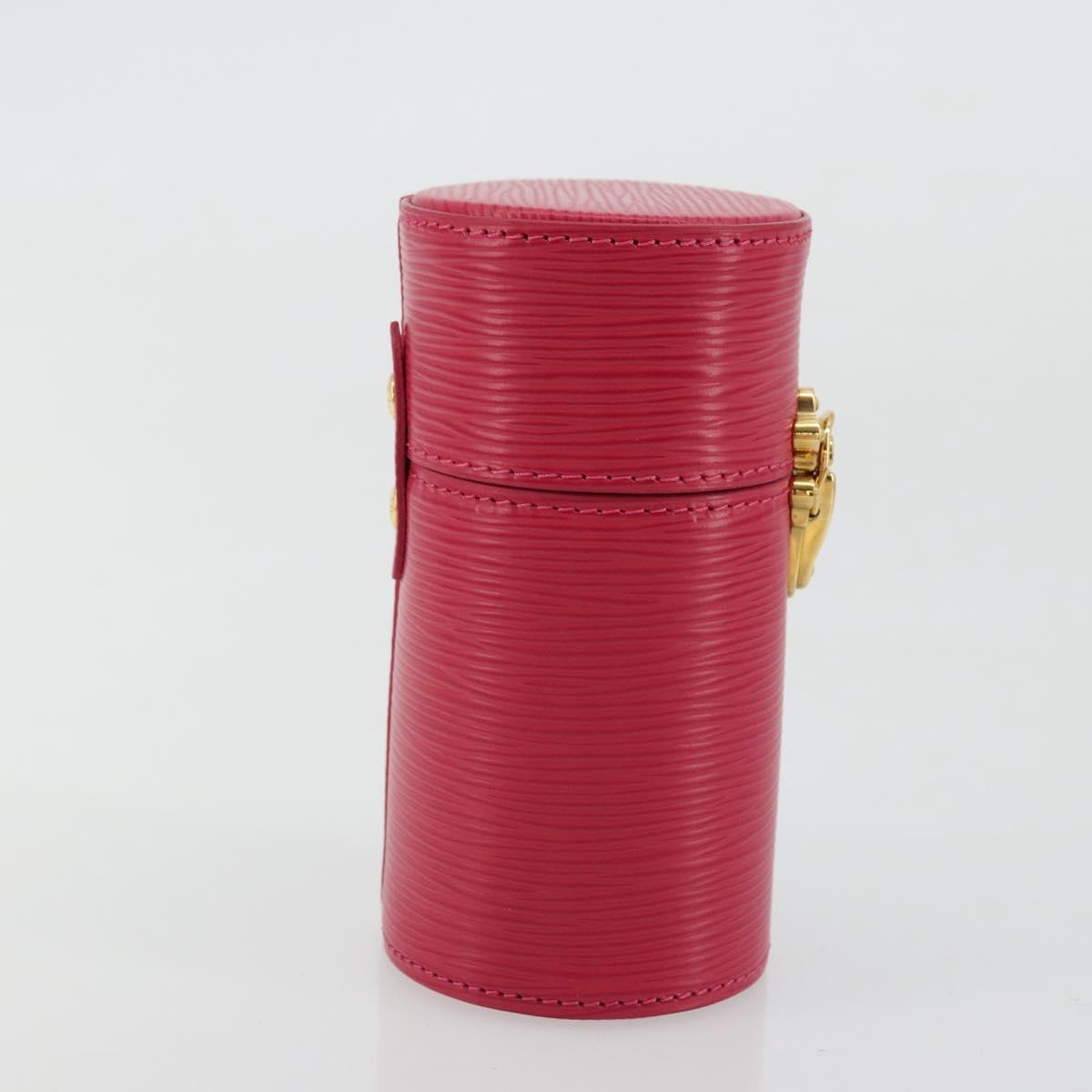 LOUIS VUITTON Epi Travel Case 100ml Accessory Case Pink LS0219 LV Auth 175661A