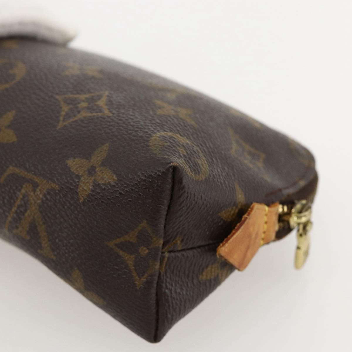 LOUIS VUITTON Monogram Pochette Cosmetic PM Pouch M43998 LV Auth 175666