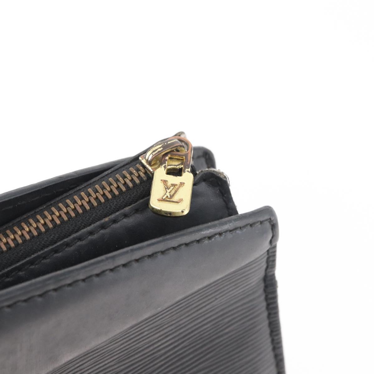 LOUIS VUITTON Epi Riviera Hand Bag Black M48182 LV Auth 175672