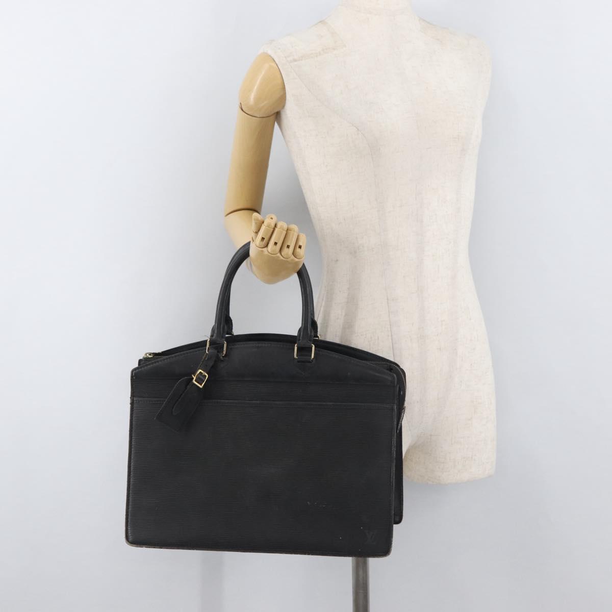 LOUIS VUITTON Epi Riviera Hand Bag Black M48182 LV Auth 175672