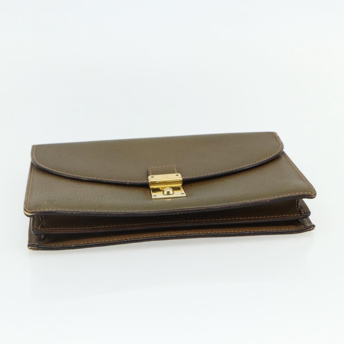 GUCCI GG Supreme Web Sherry Line Bag Leather PVC 3 Set Beige Brown Auth 175753