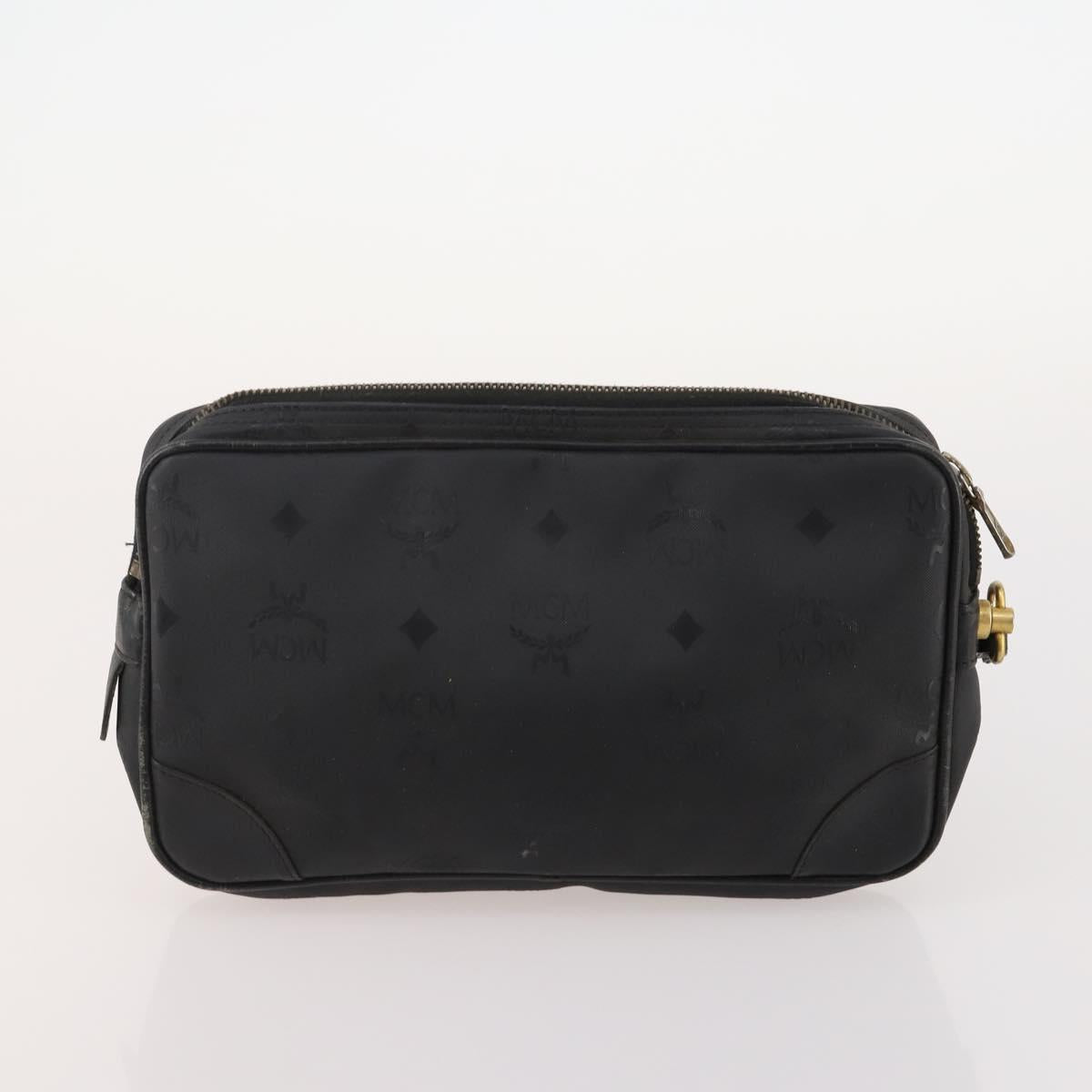 BALLY Celine MCM Macadam Canvas Vicetos Bag Leather 4 Set Black Auth 175754