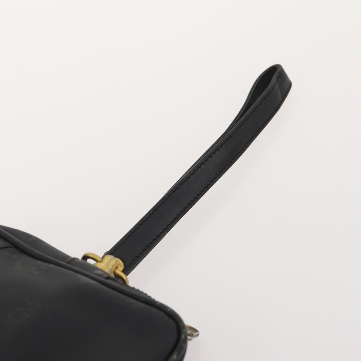 BALLY Celine MCM Macadam Canvas Vicetos Bag Leather 4 Set Black Auth 175754