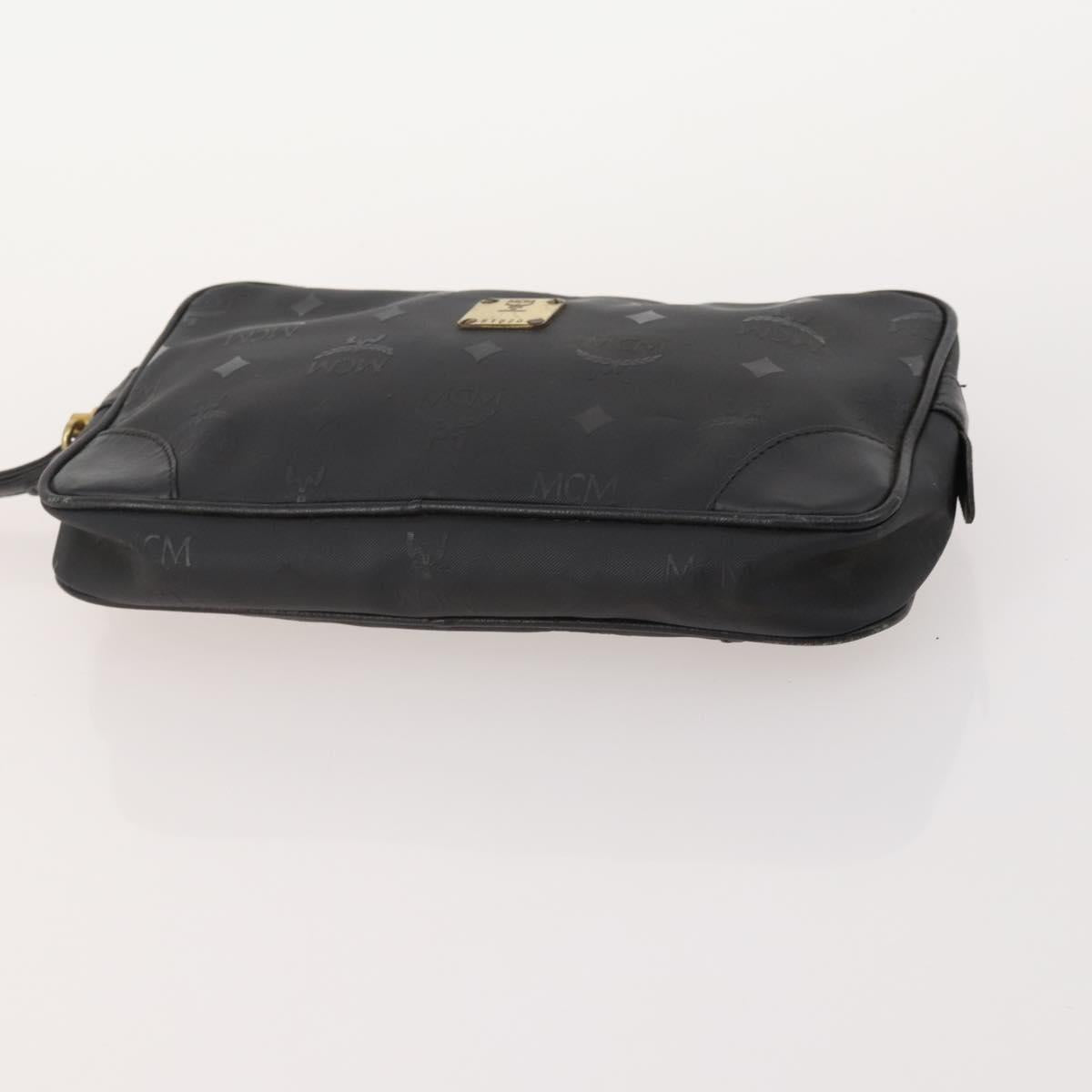 BALLY Celine MCM Macadam Canvas Vicetos Bag Leather 4 Set Black Auth 175754