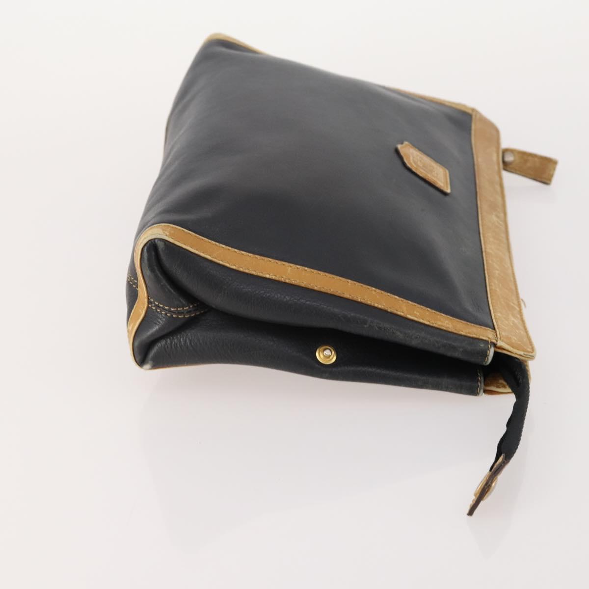 BALLY Celine MCM Macadam Canvas Vicetos Bag Leather 4 Set Black Auth 175754