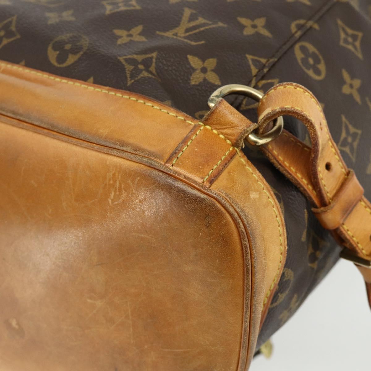 LOUIS VUITTON Monogram Montsouris GM Backpack M51135 LV Auth 175760