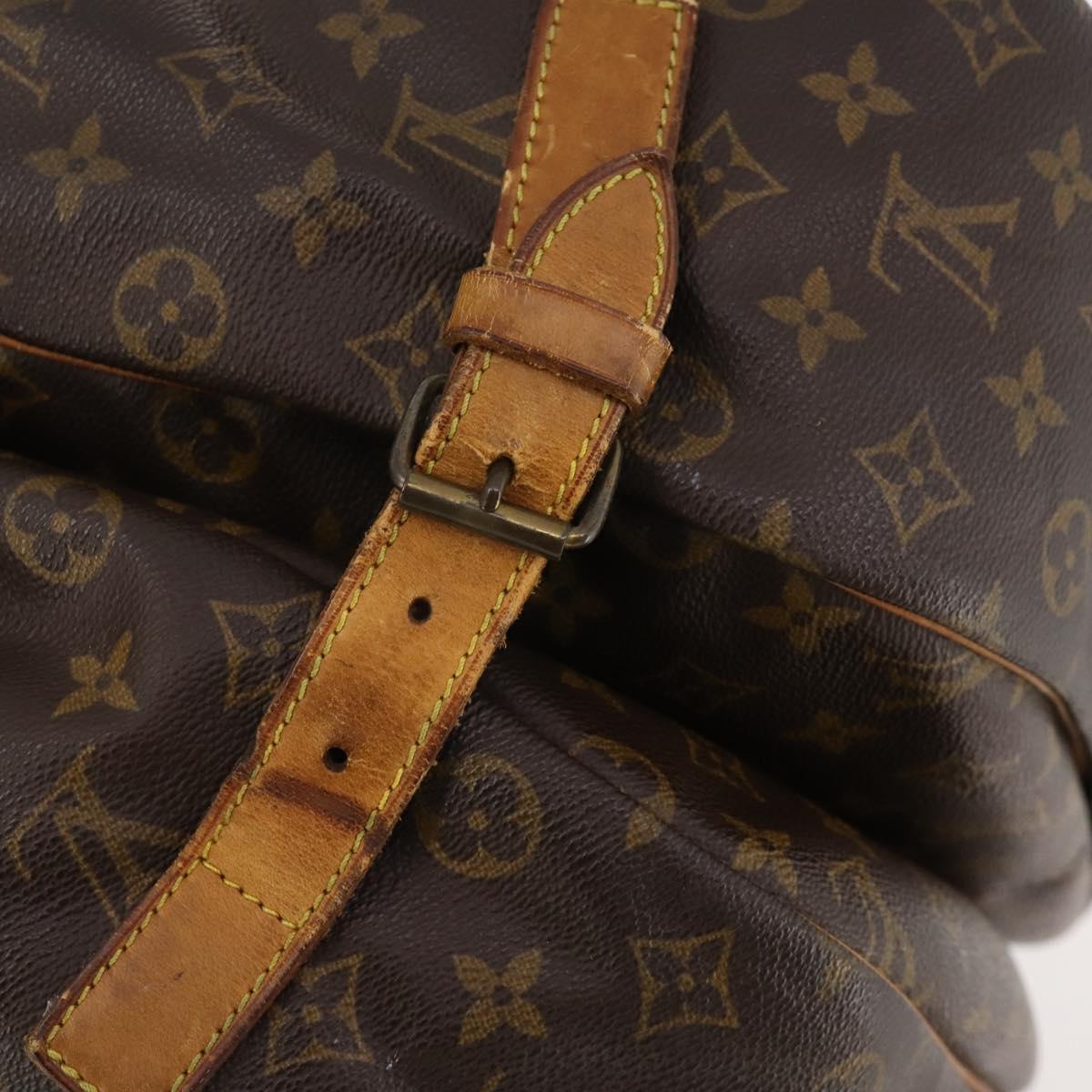 LOUIS VUITTON Monogram Saumur 43 Shoulder Bag M42252 LV Auth 175763