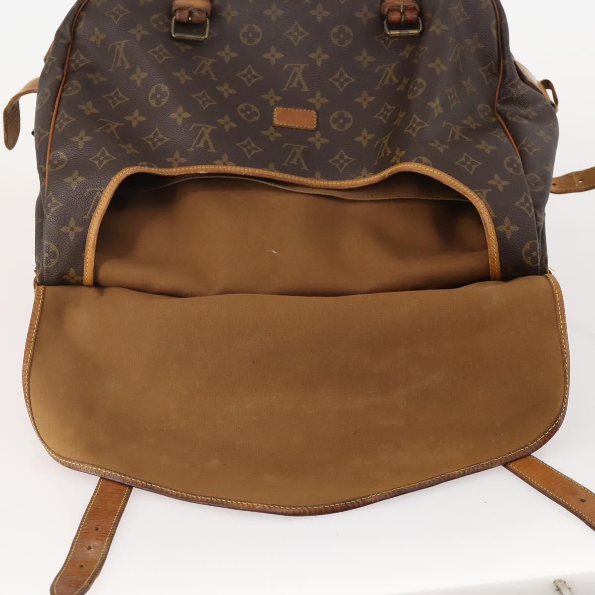 LOUIS VUITTON Monogram Saumur 43 Shoulder Bag M42252 LV Auth 175763